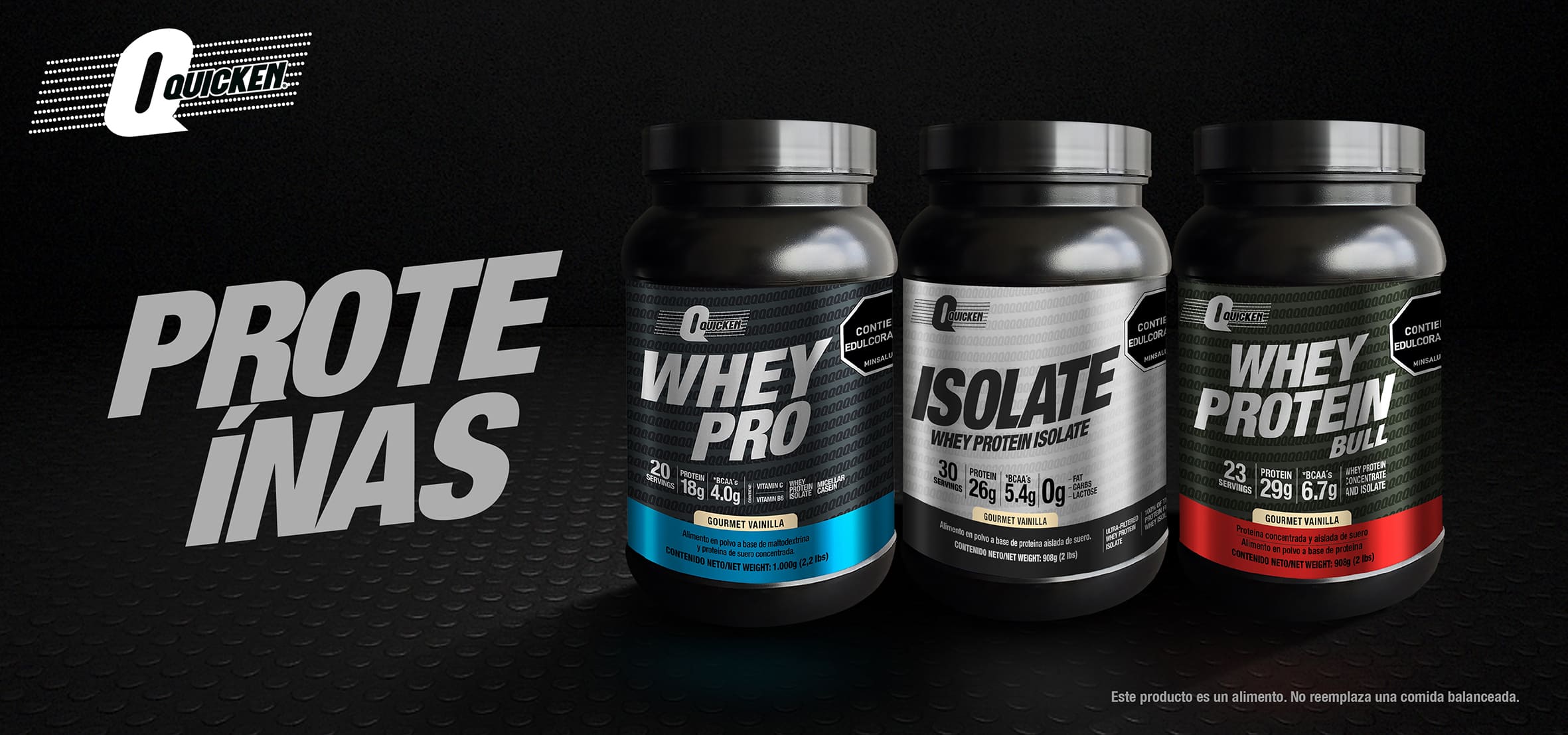 Suplementos proteína línea completa