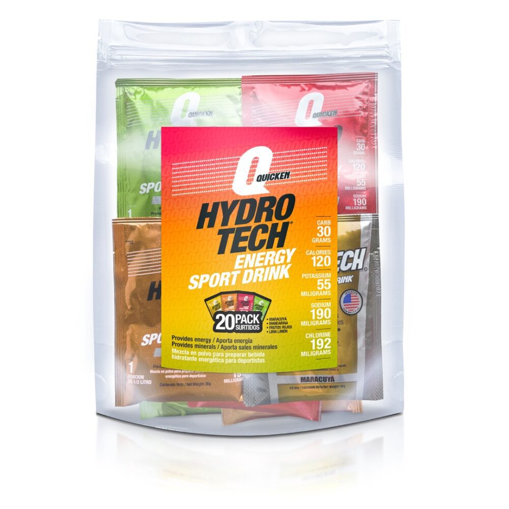 Quicken Hydrotech Pack 20 Sobres Bebida Hidratante Energética