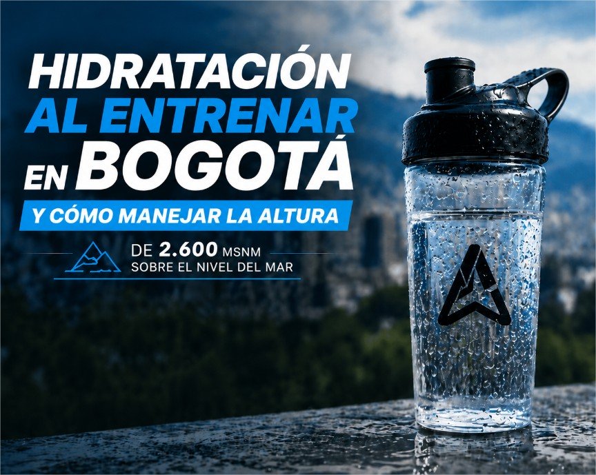 Hidratación al entrenar en Bogotá y cómo  manejar la altura de 2.600 msnm  