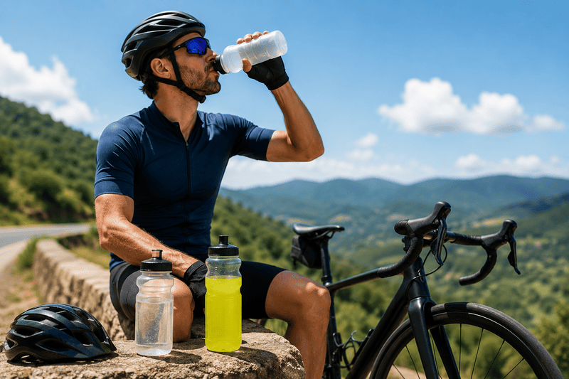Bebida hidratante para ciclismo: qué considerar según la duración del recorrido